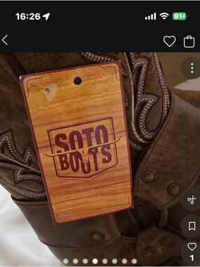 To Boot Brown Western Leather Boots